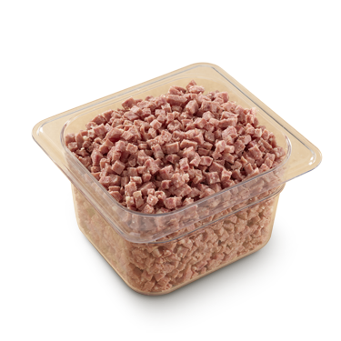 Diced Halal Beef Sausage packaging image