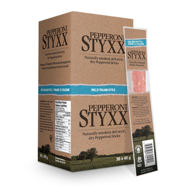 Mild Italian Style Pepperoni Styxx packaging image