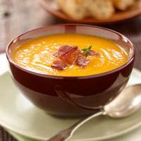 Apple, Bacon and Cheddar Soup